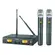 Microfone Sem Fio Duplo UHF Staner SRW48D/HT-48