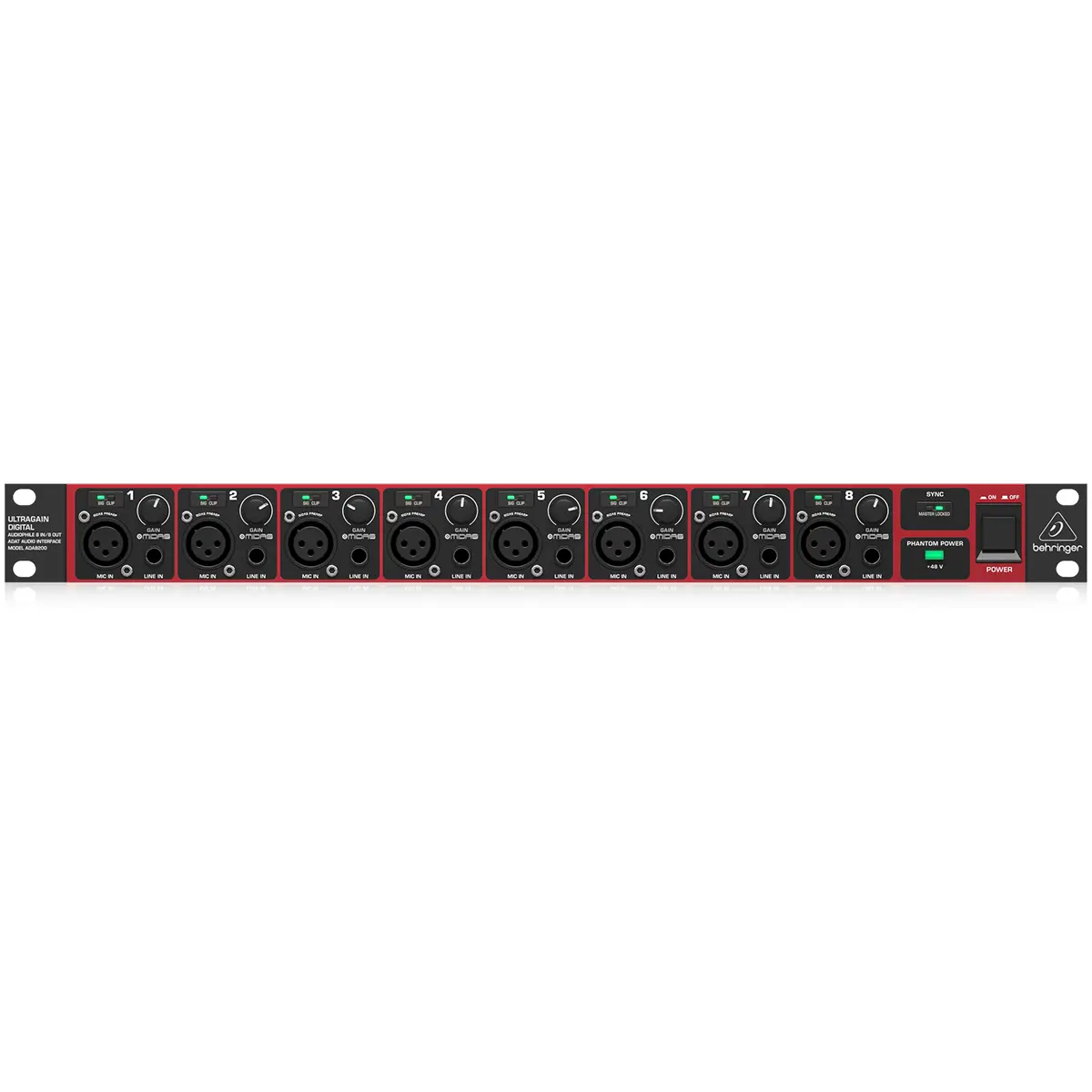 Conversor Behringer ADA8200 PS.12815.307 - Conversor Behringer