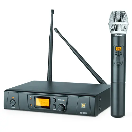 Microfone Sem Fio Handheld UHF UHF Staner SRW48S/HT48