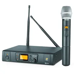 Microfone Sem Fio Handheld UHF UHF Staner SRW48S/HT48