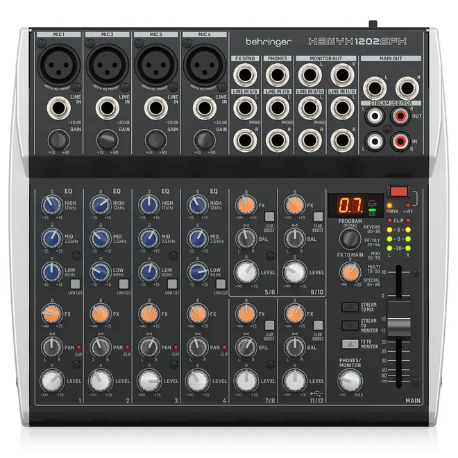 BEHRINGER XENYX 1202FXミキサー Mesa Behringer Xenyx 1202SFX PS.12815.328 - Mesa Behringer Xenyx