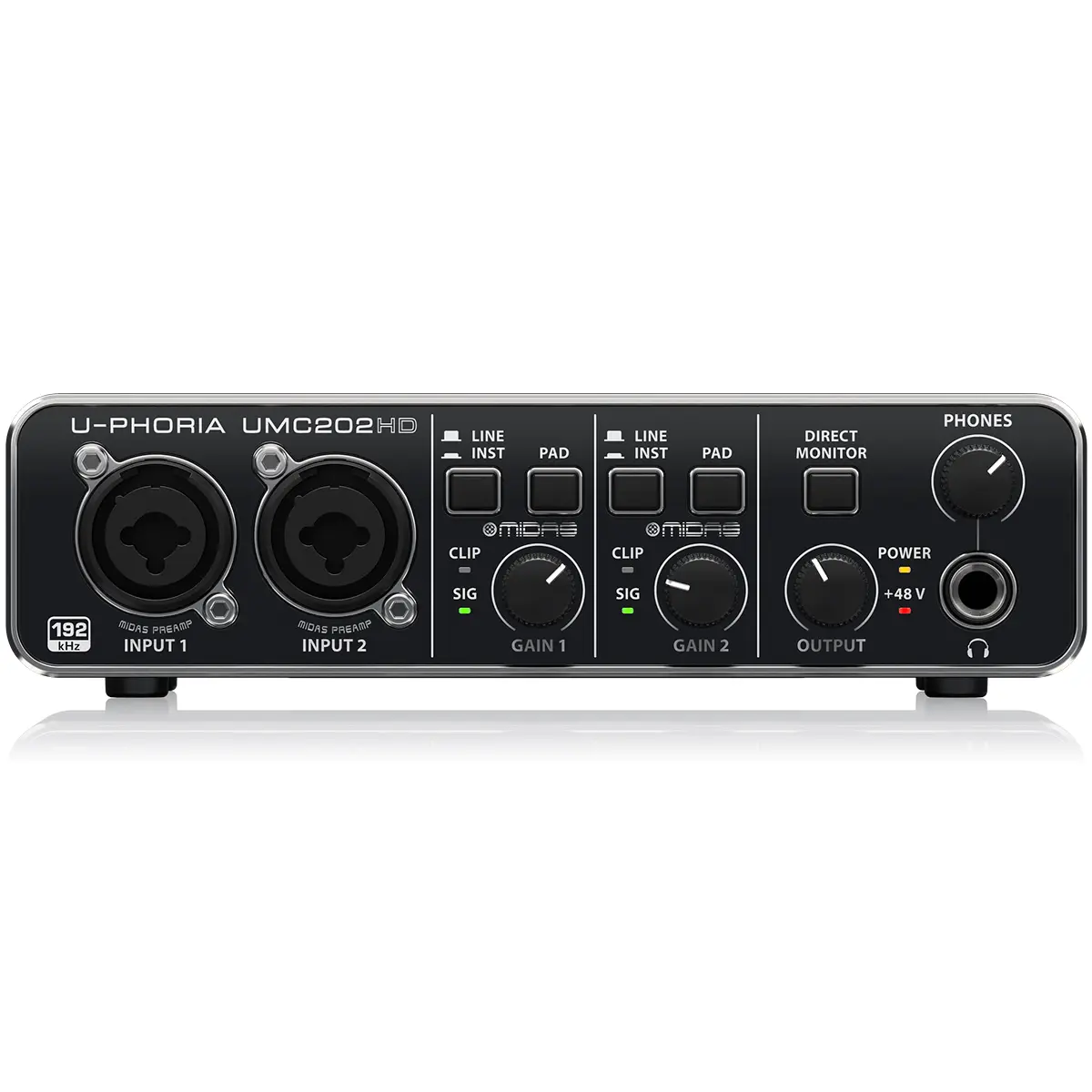 Behringer UMC202HD 新品未使用 オーディオインターフェース Amazon.co.jp: ベリンガー USB オーディオインターフェース 2入力 2