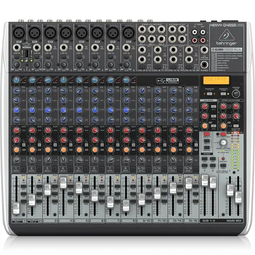 【美品】Behringer XENYX QX1622USB Behringer Xenyx QX1622USB 12 Channel Mixer + Interface - Perfect