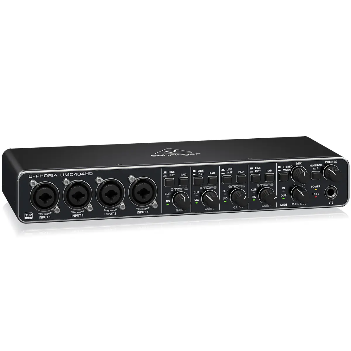 Interface de Áudio Behringer UMC404HD PS.12815.6884 - Interface de