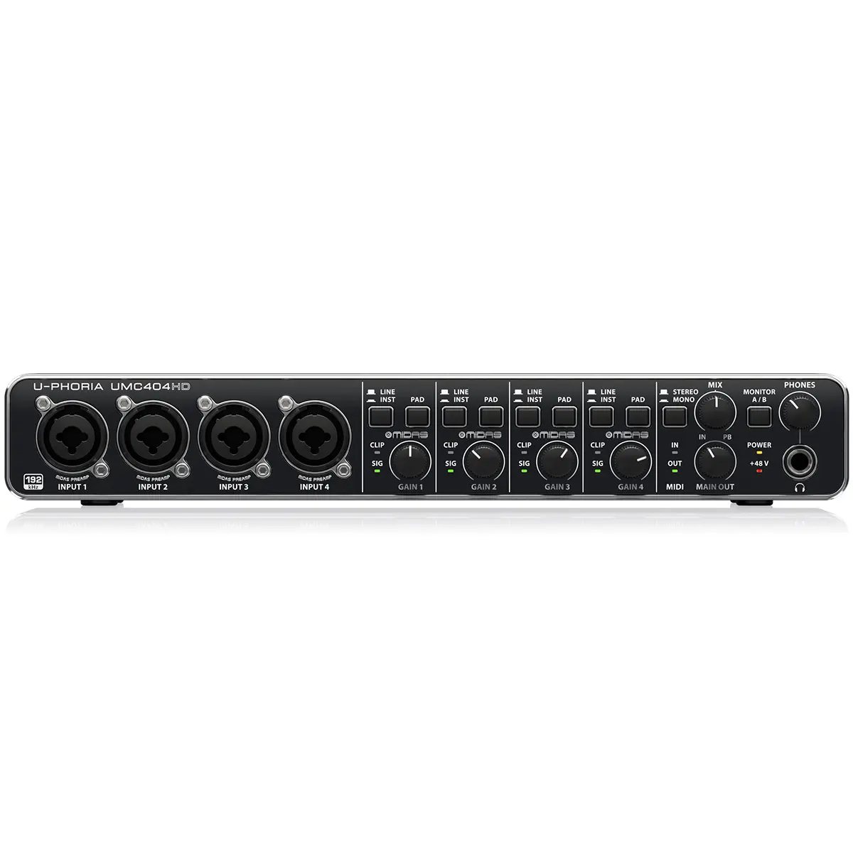 Interface de Áudio Behringer UMC404HD PS.12815.6884 - Interface de