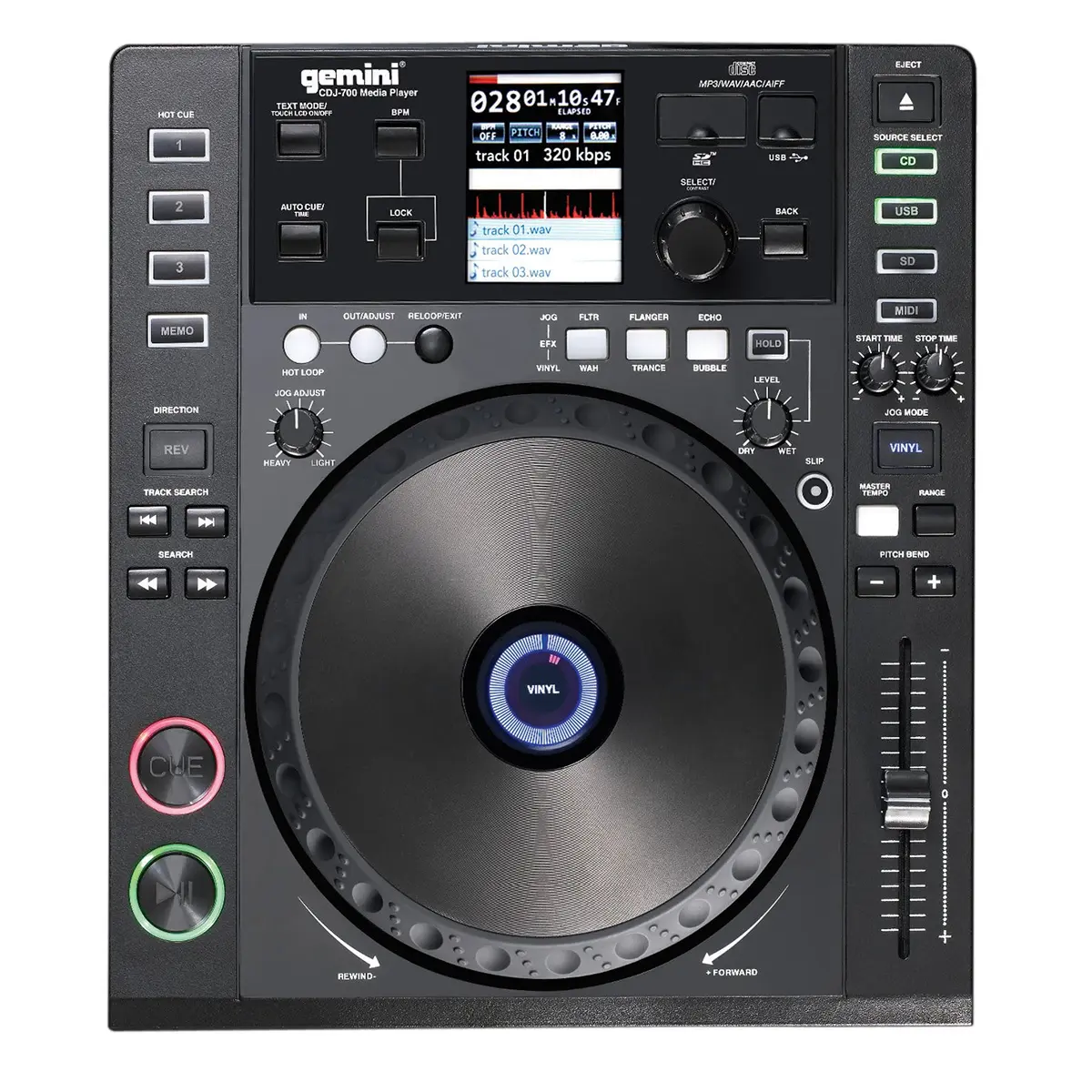 CDJ Player Gemini CDJ 700 PS.12815.706 - CDJ Player Gemini CDJ 700