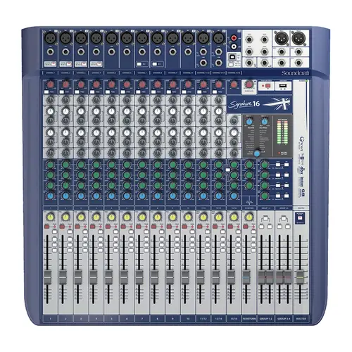 Mesa De Som Soundcraft Signature 16