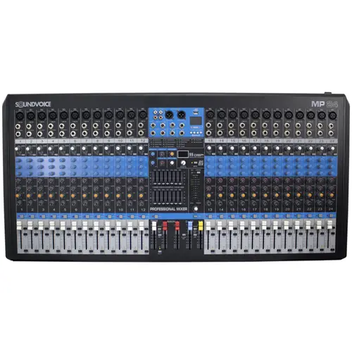 Mesa de Som Profissional Soundvoice MP-24