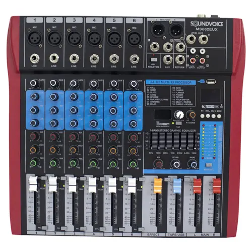 Mesa de Som Soundvoice MS-602 EUX