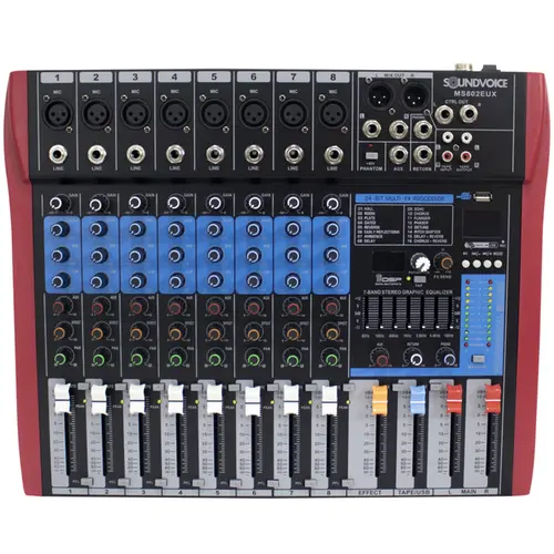 Mesa Analógica Soundvoice MS 802 EUX