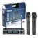 Microfone Sem Fio Duplo UHF Vokal VLR 502