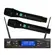 Microfone Sem Fio Duplo UHF TSI 8299