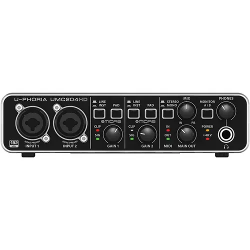 Interface De Áudio Behringer UMC204HD