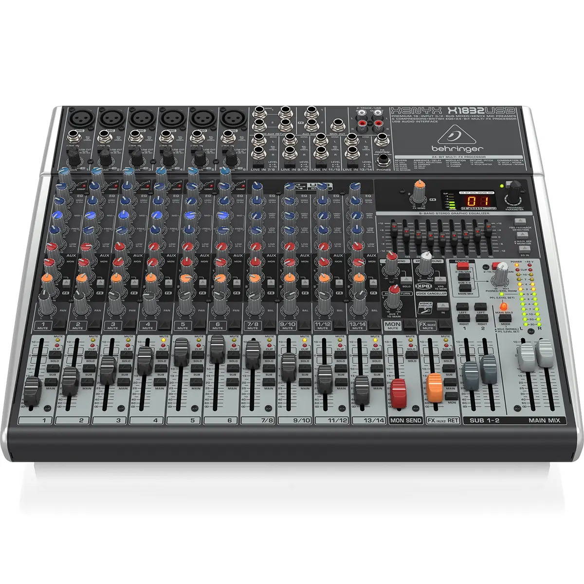 Mesa Behringer Xenyx X1832 USB PS.12815.348 - Mesa Behringer Xenyx