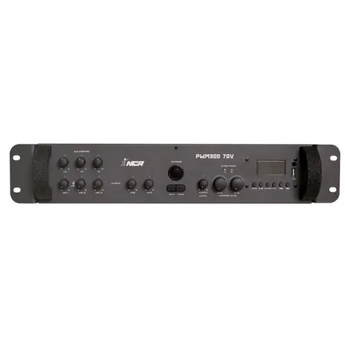 Amplificador Potência NCA PWM 300 70V FM