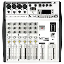 Mesa de Som Staner MX-0603 USB