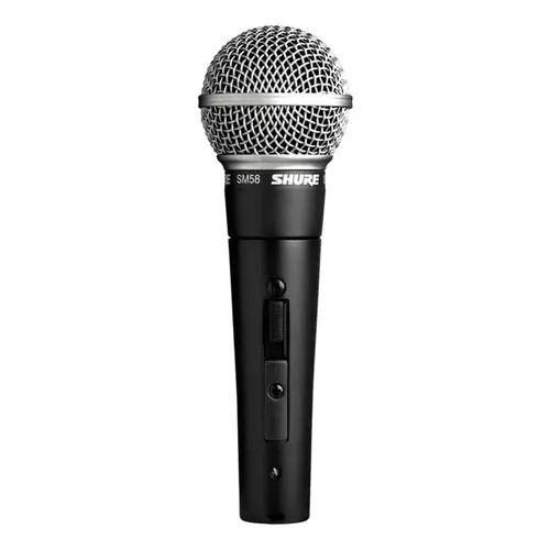 Microfone Dinâmico Shure SM58S