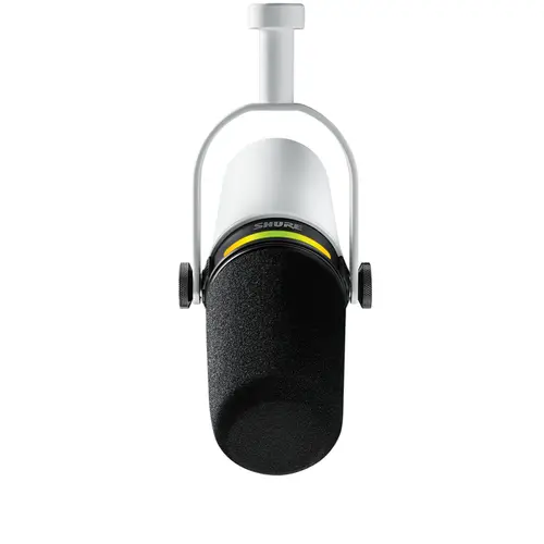 Microfone Podcast Shure MV7+-W - Microfone Podcast Shure MV7+-W