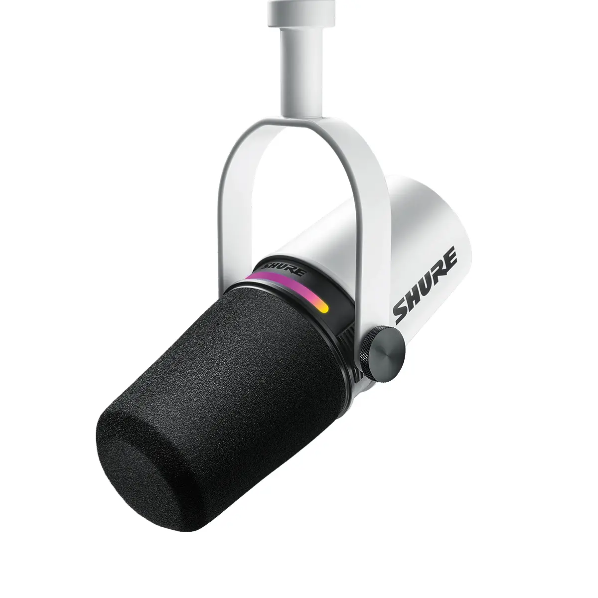 Microfone Podcast Shure MV7+-W - Microfone Podcast Shure MV7+-W