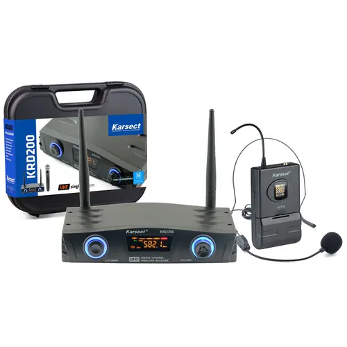Microfone Sem Fio Single Karsect KRD200 SH