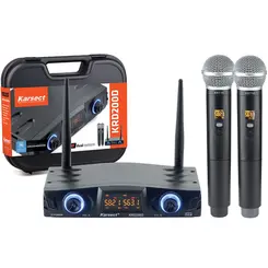 Microfone Sem Fio Duplo Karsect KRD 200 DM