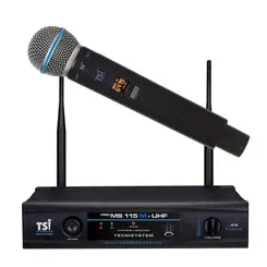 Microfone Sem Fio TSI PRO MS-115M UHF