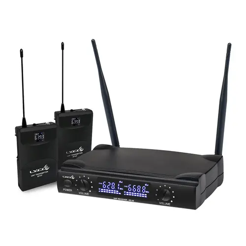 Microfone Sem Fio UHF Lyco UH-08HLIHLI