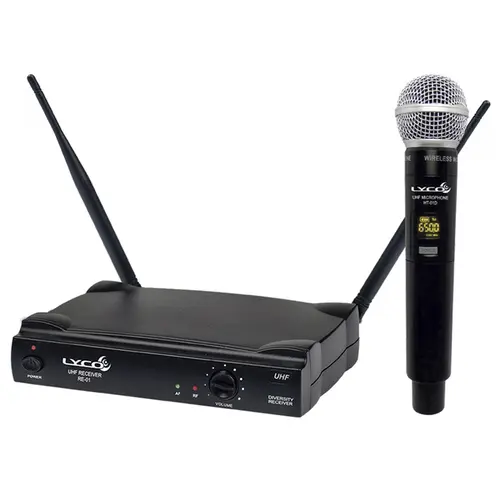 Microfone Sem Fio UHF Lyco UH-01M