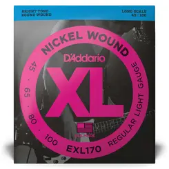 Encordoamento Baixo D Addario EXL170-5