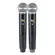 Microfone Sem fio Duplo Karsect KRD 200 DR