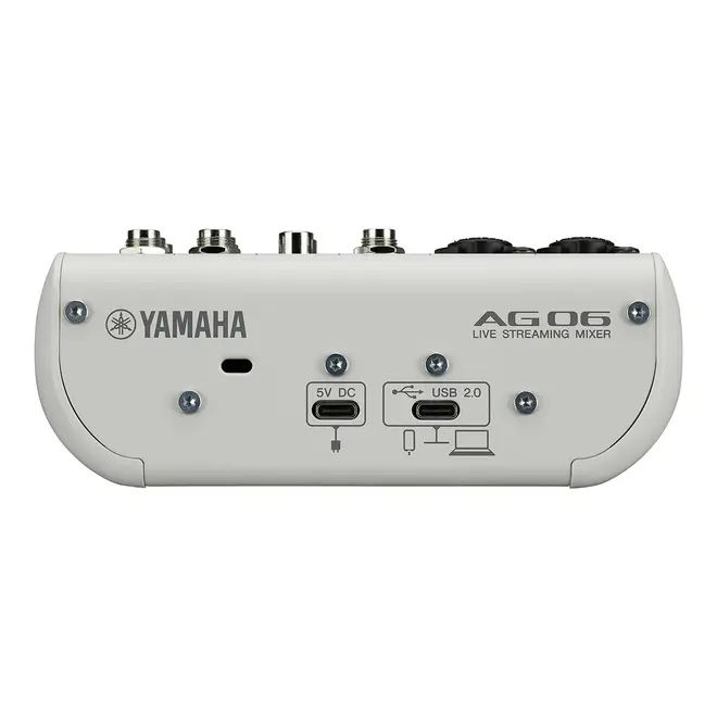 Interface de Áudio Yamaha AG06MK2 Branca PS.12815.9238 - Interface