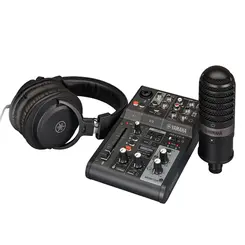 Kit Streaming Yamaha AG 03 MK2 LSPK Preto