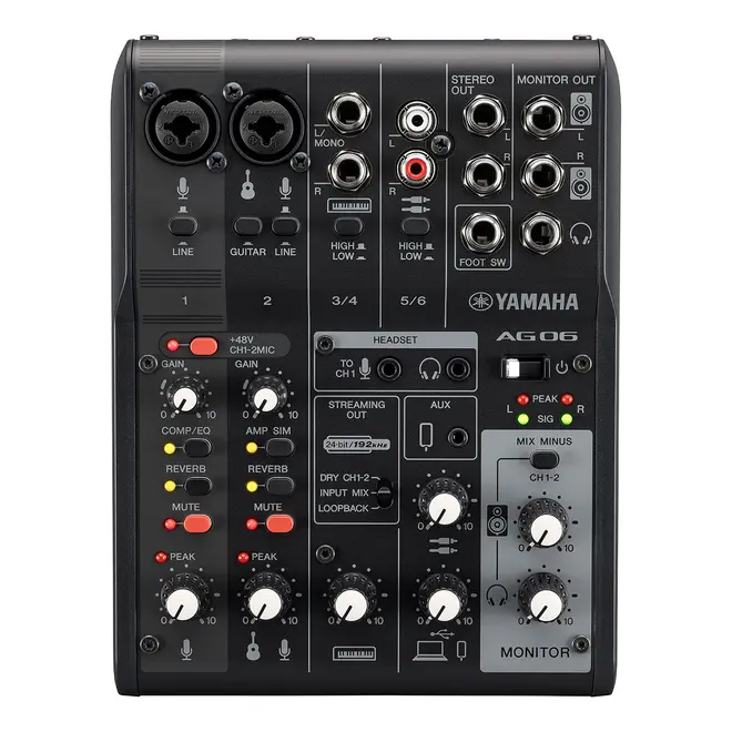Yamaha AG06 USBオーディオインターフェース 20999_interface-de-audio-