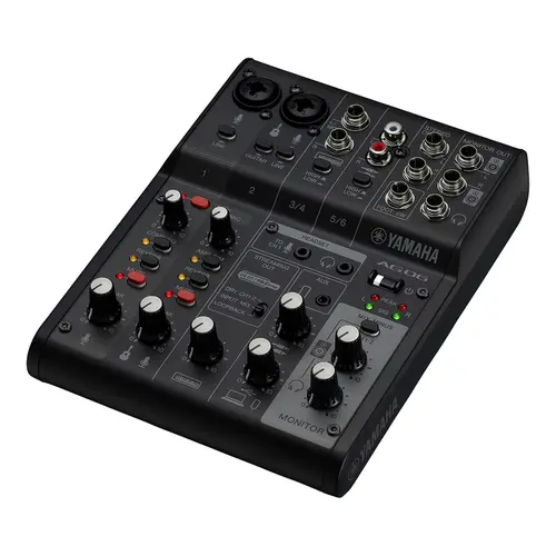 Interface de Áudio Yamaha AG06MK2 Preta PS.12815.9237 - Interface