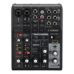 Interface de Áudio Yamaha AG06MK2 Preta