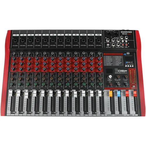 Mesa de Som Soundvoice MR-122 Rubi