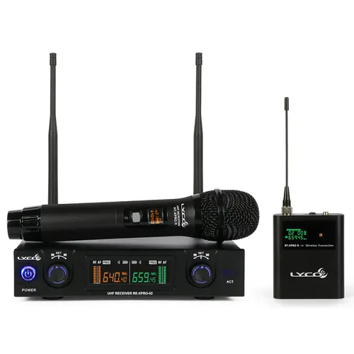 Microfone Sem Fio Headset UHF Lyco UHXPRO-02MHLI