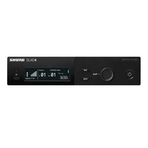 Receptor Digital Sem Fio Shure SLXD4-G58
