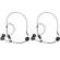 Microfone SF Duplo Headset UHF Staner SRW48D/HT9A