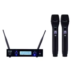 Microfone Sem Fio Duplo DW-902 POWER