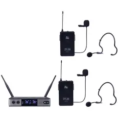 Microfone Sem Fio Duplo Dylan UDX-06 MULTI PS.12815.9858
