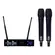 Microfone Sem Fio Duplo UHF Dylan QS-5