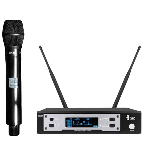 Microfone Sem fio Dylan D-9001S Power