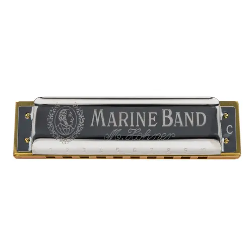Gaita Harmônica Diatônica Hohner Marine Band 1896/20 A