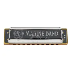 Gaita Harmônica Diatônica Hohner Marine Band 1896/20 A