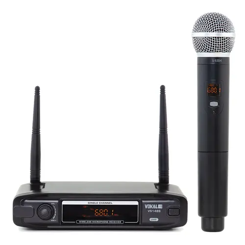 Microfone Sem Fio de Mão Vokal VS148SM