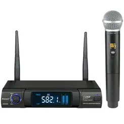 Microfone Sem Fio Single de Mão Karsect KS248SM