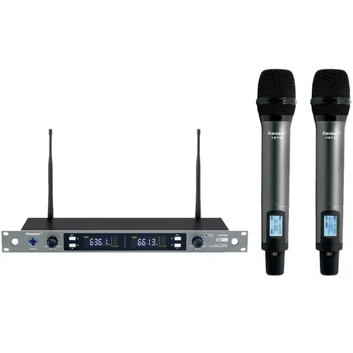 Microfone Sem Fio de Mão Rack Karsect KRP2R