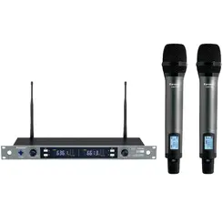 Microfone Sem Fio de Mão Rack Karsect KRP2R