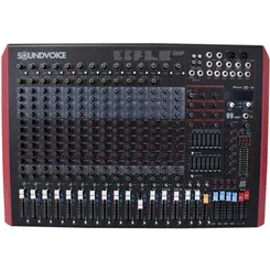 Mesa de Som Profissional Soundvoice MP-166